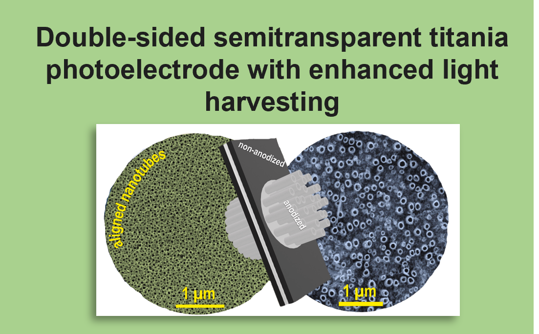 Double-sided photoelectrodes