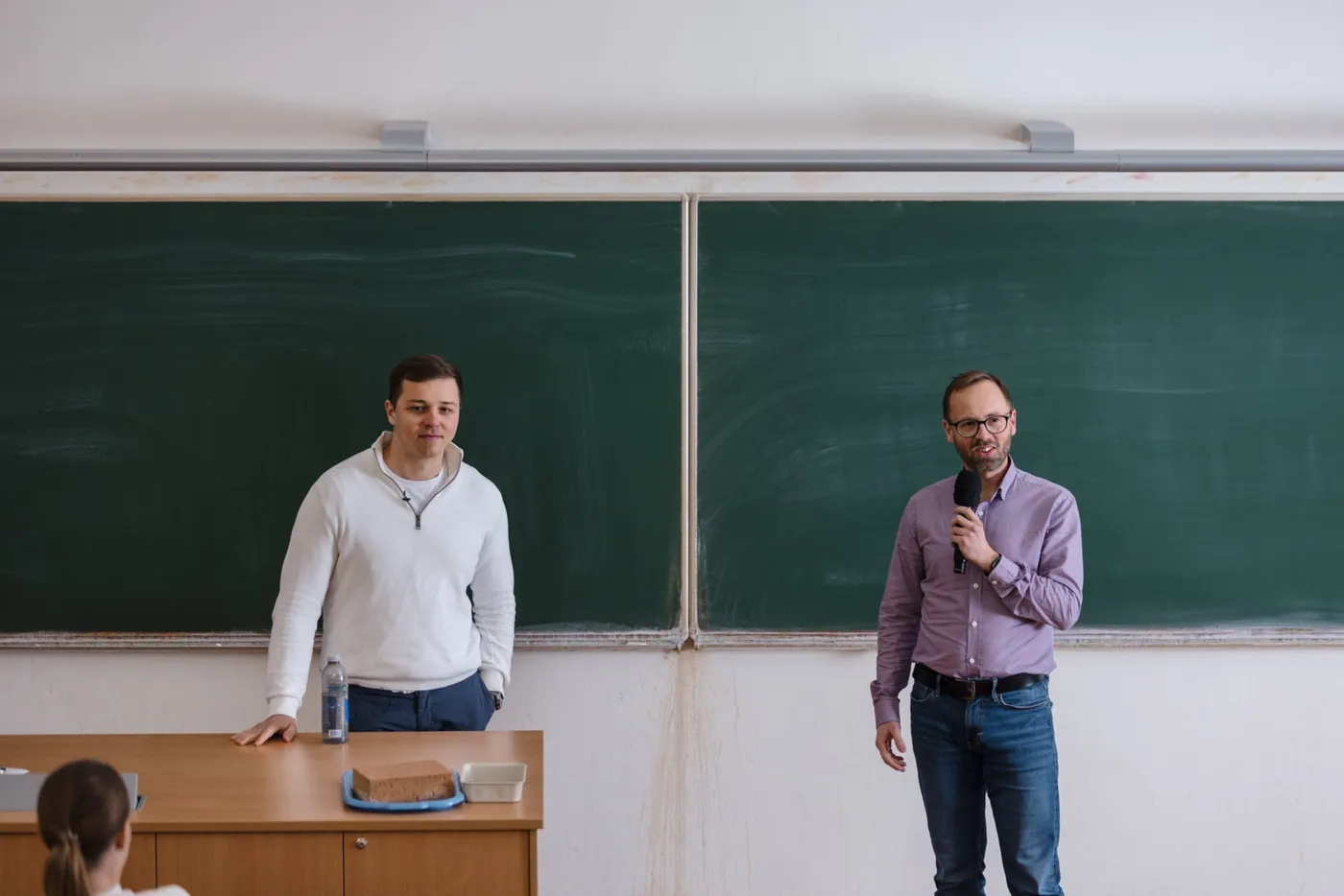 Beseda s odborníkem z firmy na Matfyzu