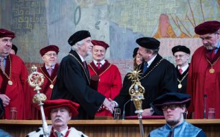 Prof. Heuer received Honorary Doctorate at Charles University
