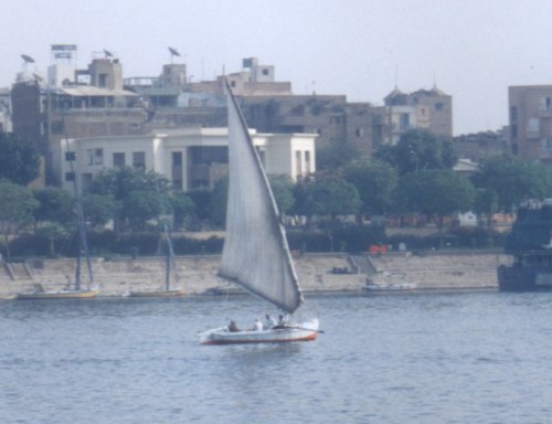 Feluka na Nilu