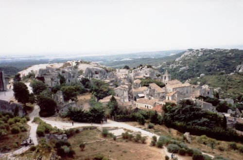 Výhled z pevnosti Baux